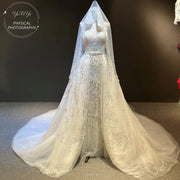 Luxury Beaded Two-Piece Wedding Dress