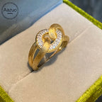 18K Gold Diamond Jewelry Set