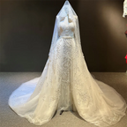 Luxury Beaded Two-Piece Wedding Dress