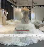 Custom Ruffle Mermaid Wedding Dress