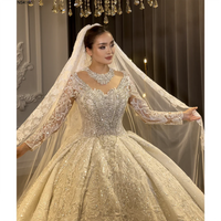 Sparkling Tulle Custom Bridal Gown