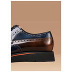 Men's Color Block Brogue Shoes