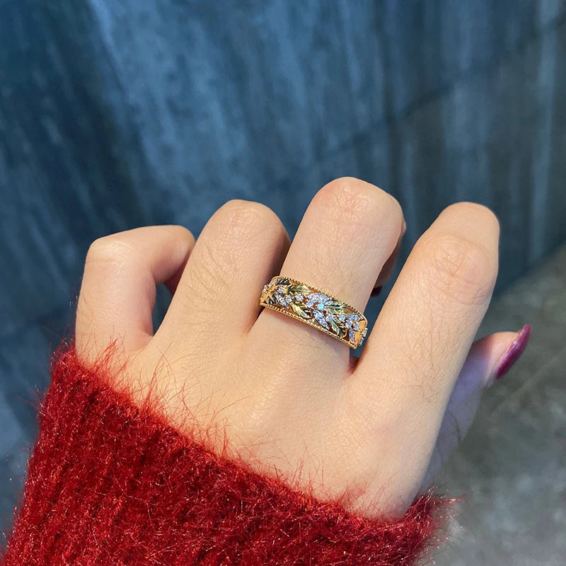 18K Gold Diamond Jewelry Set