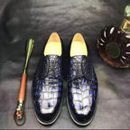 Men's Premium Crocodile Dress Shoes