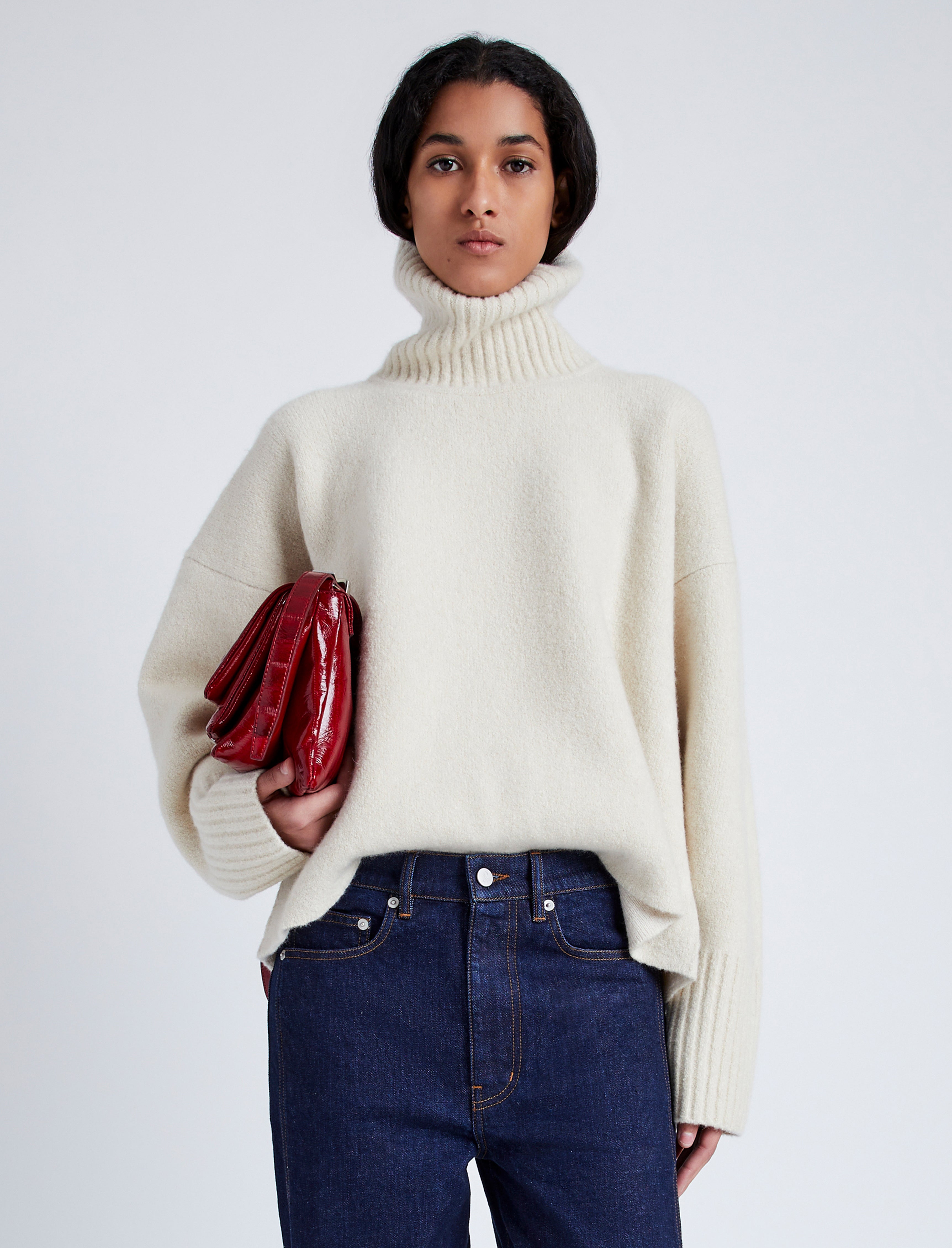 Sandy Women's Turtleneck Sweater | Eco-Friendly Cashmere Blend 1