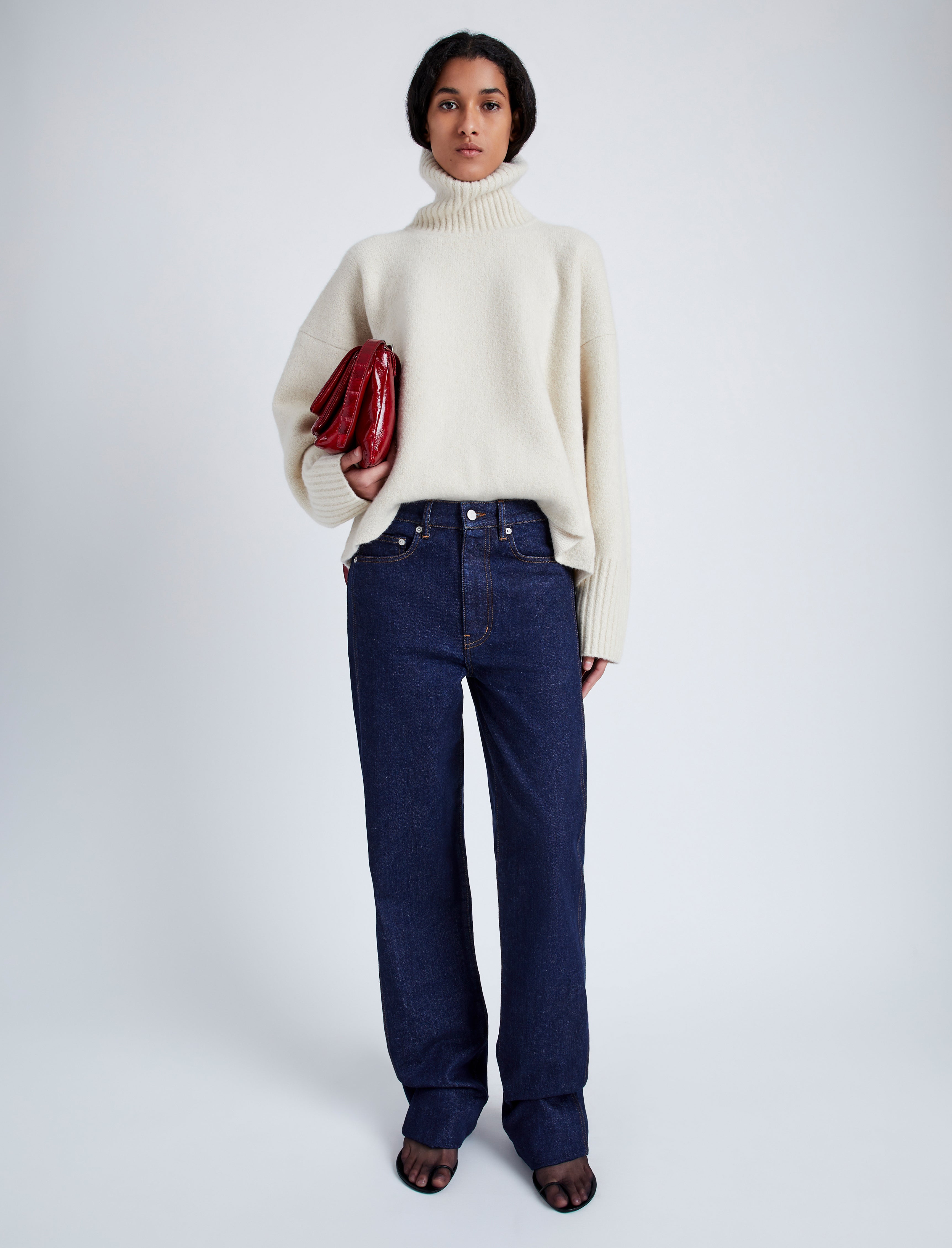 Sandy Women's Turtleneck Sweater | Eco-Friendly Cashmere Blend 2