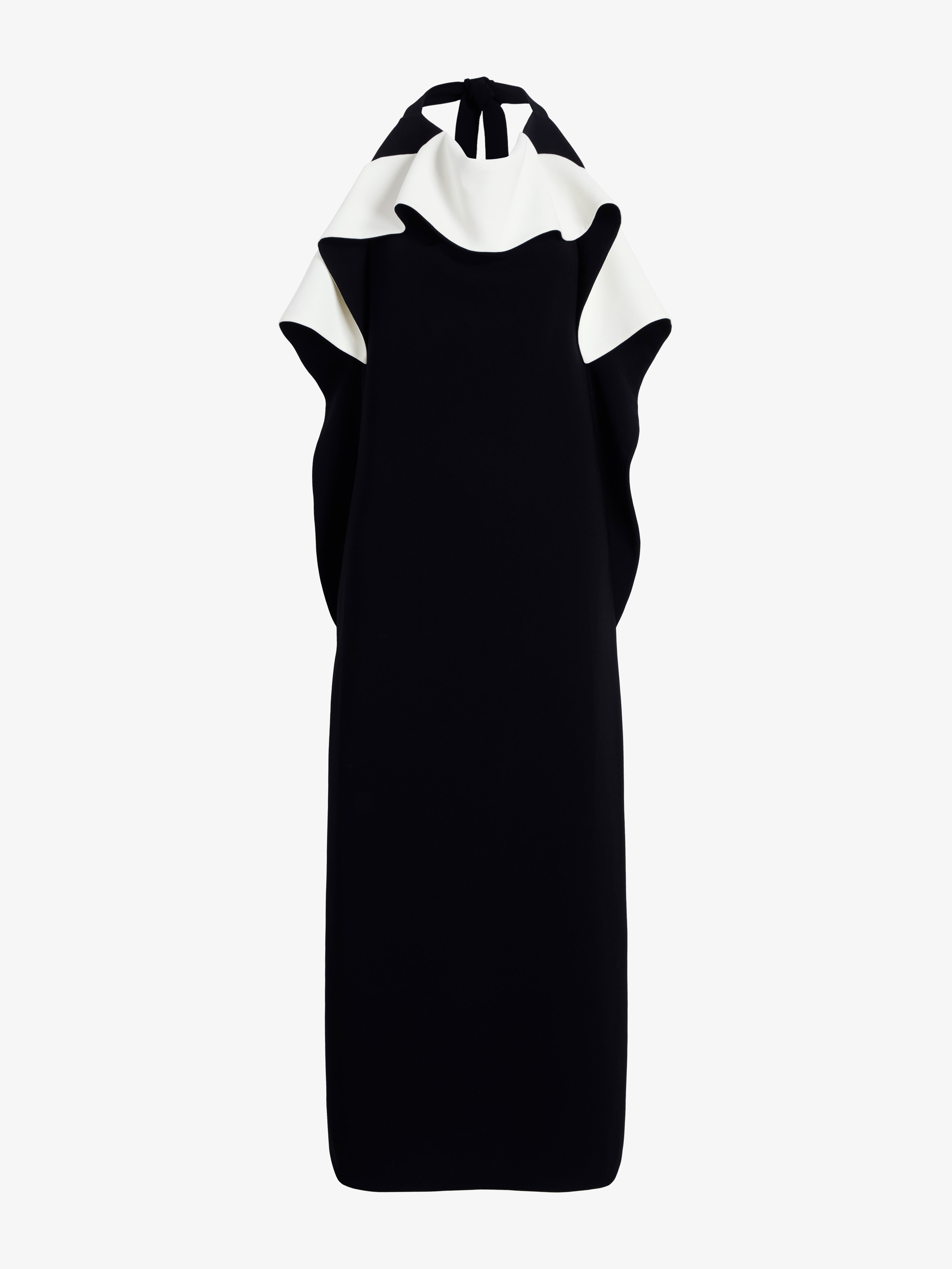 Sanna Women's Dress | Matte Double Crepe, Halter Neck 0