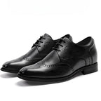 7cm Height-Increasing Leather Derby Shoes