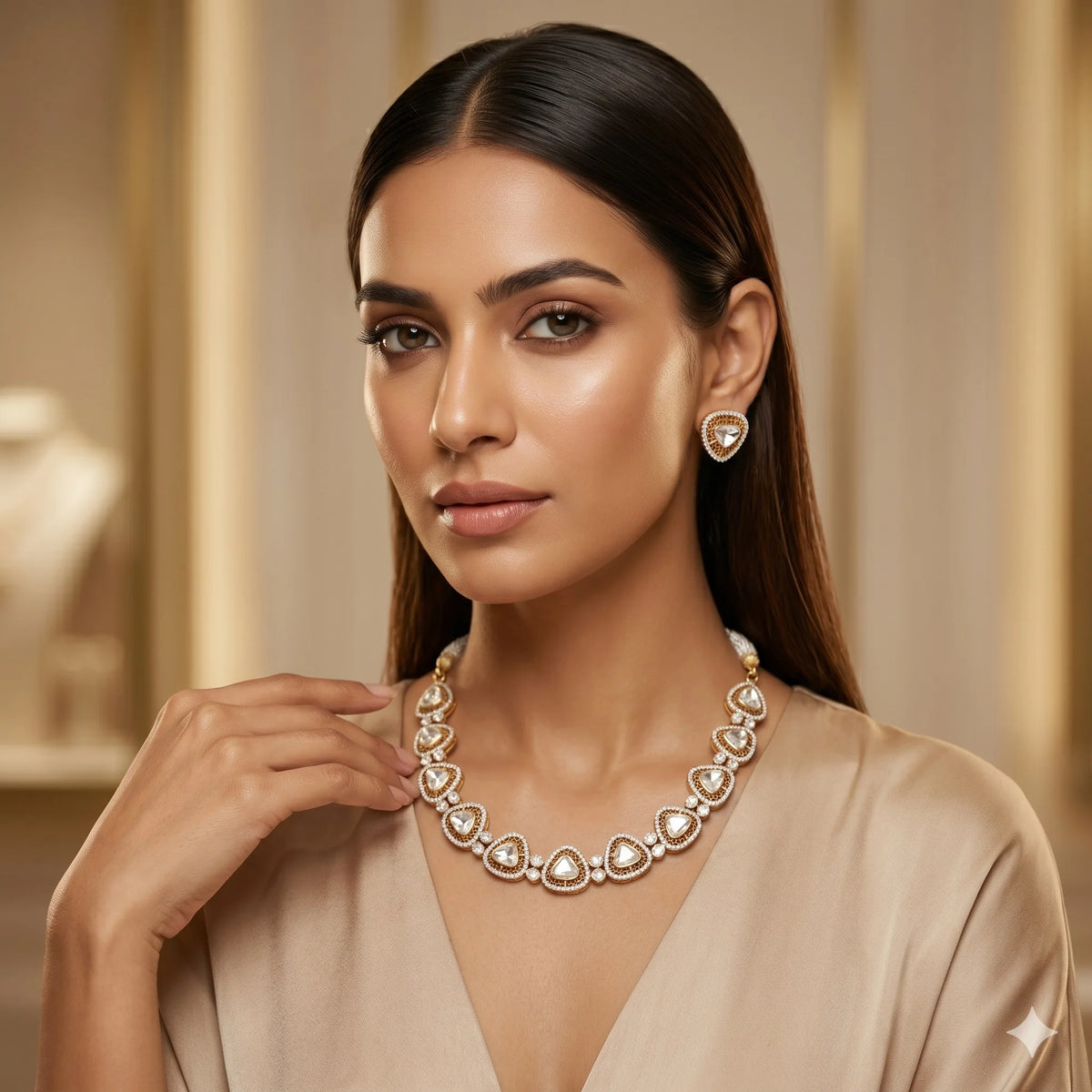 14K Gold Lab-Grown Diamond Set