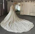 Custom Beaded Mermaid Wedding Dress