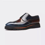 Men's Color Block Brogue Shoes