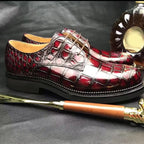 Men's Premium Crocodile Dress Shoes