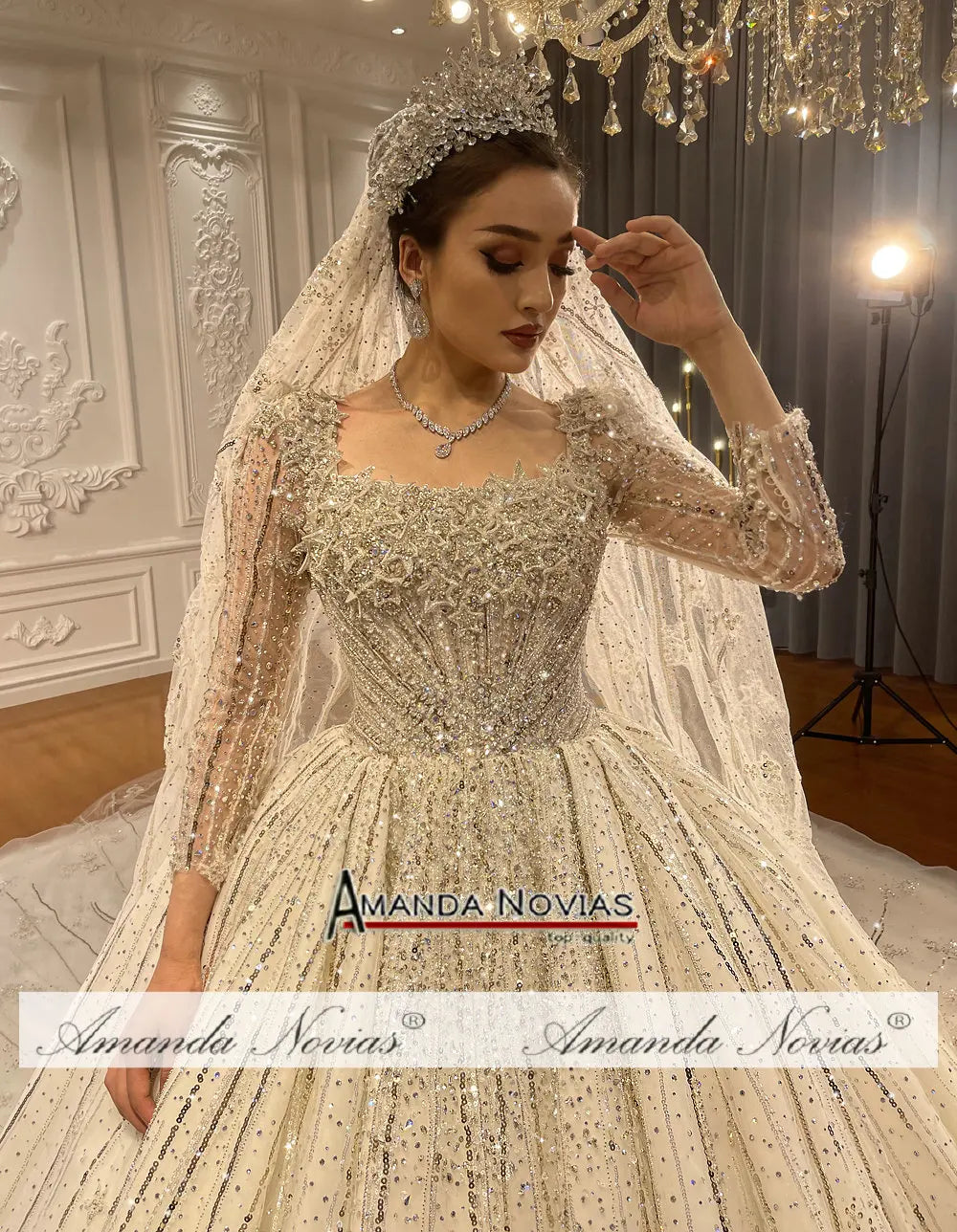 Luxury Dubai Wedding Dress 2024