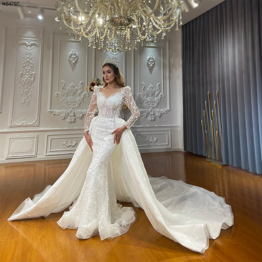 Custom 2-in-1 Wedding Dress Sleeves