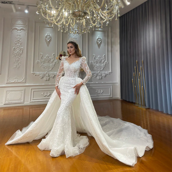 Custom 2-in-1 Wedding Dress Sleeves