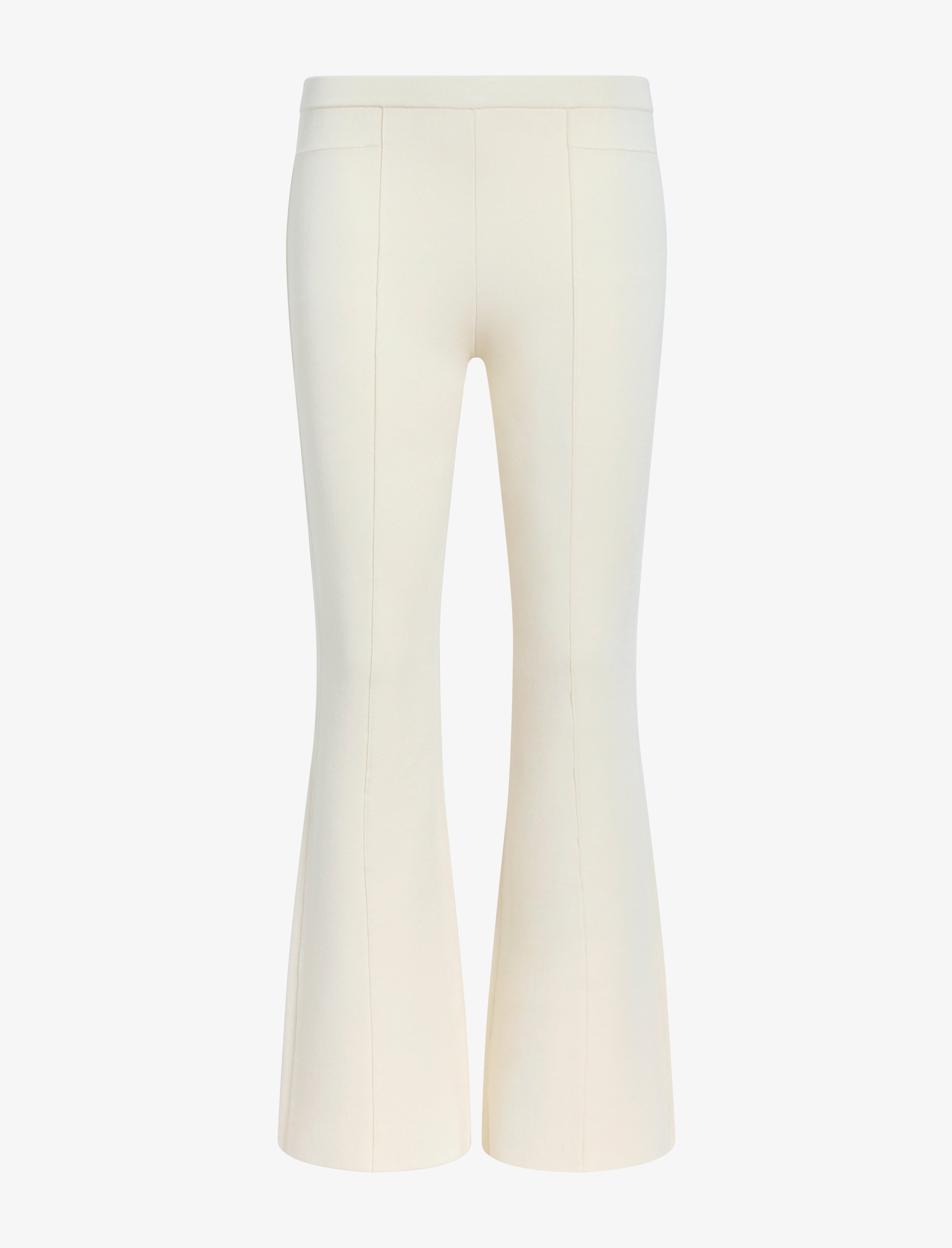 Shaila Women's Pants | Silk Viscose Knit, Mid-Rise Flare 0