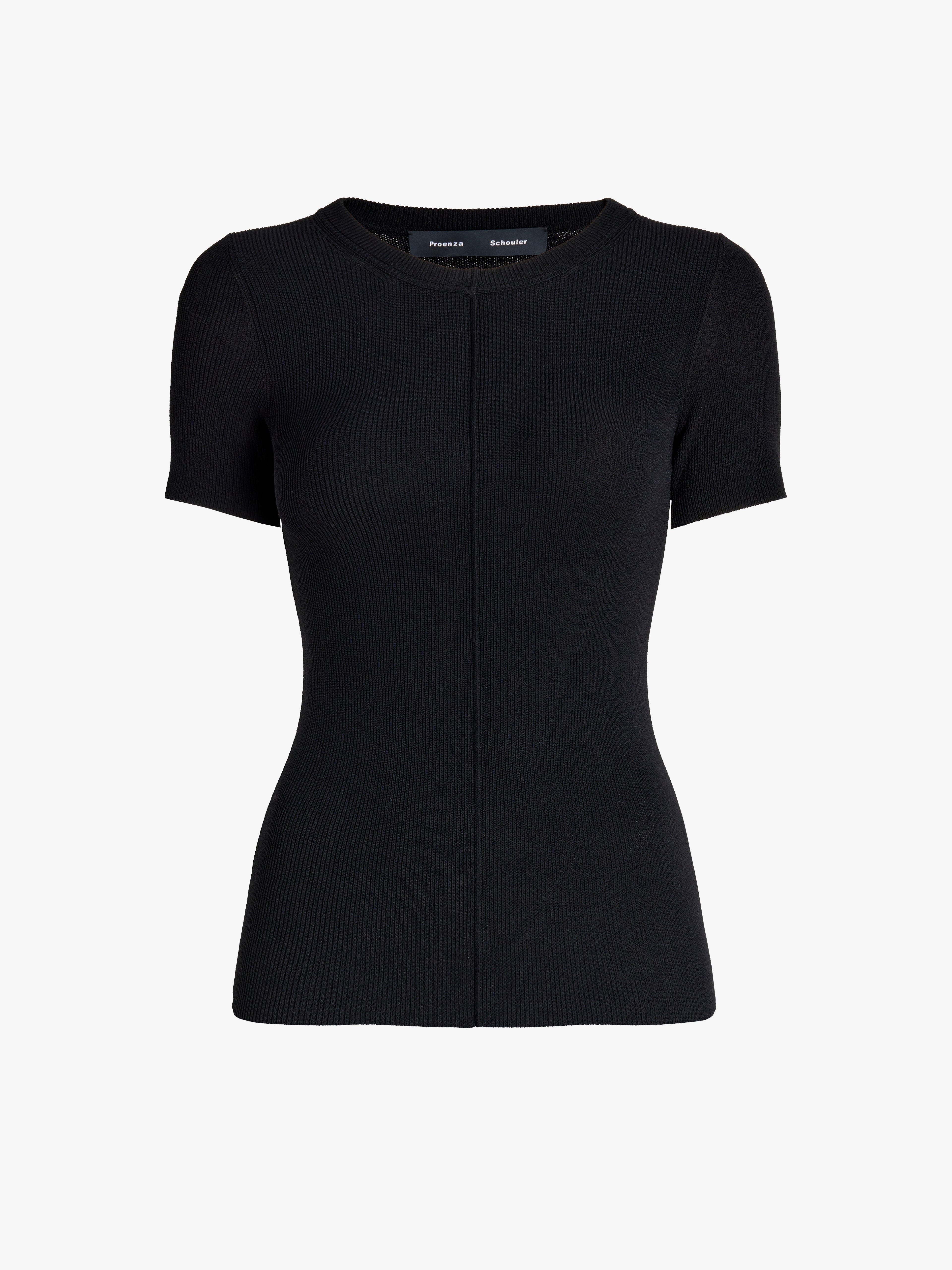 Sky Women's Going Out Top | Slim Fit Matte Viscose Rib, Elegant Black 0