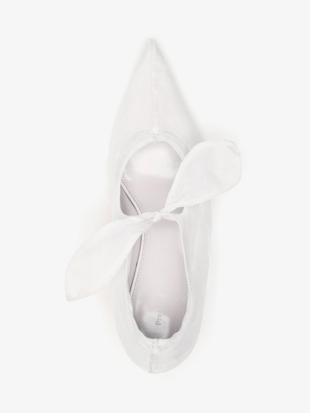 Sleek Women's Pumps | Organza Bow Detail 2