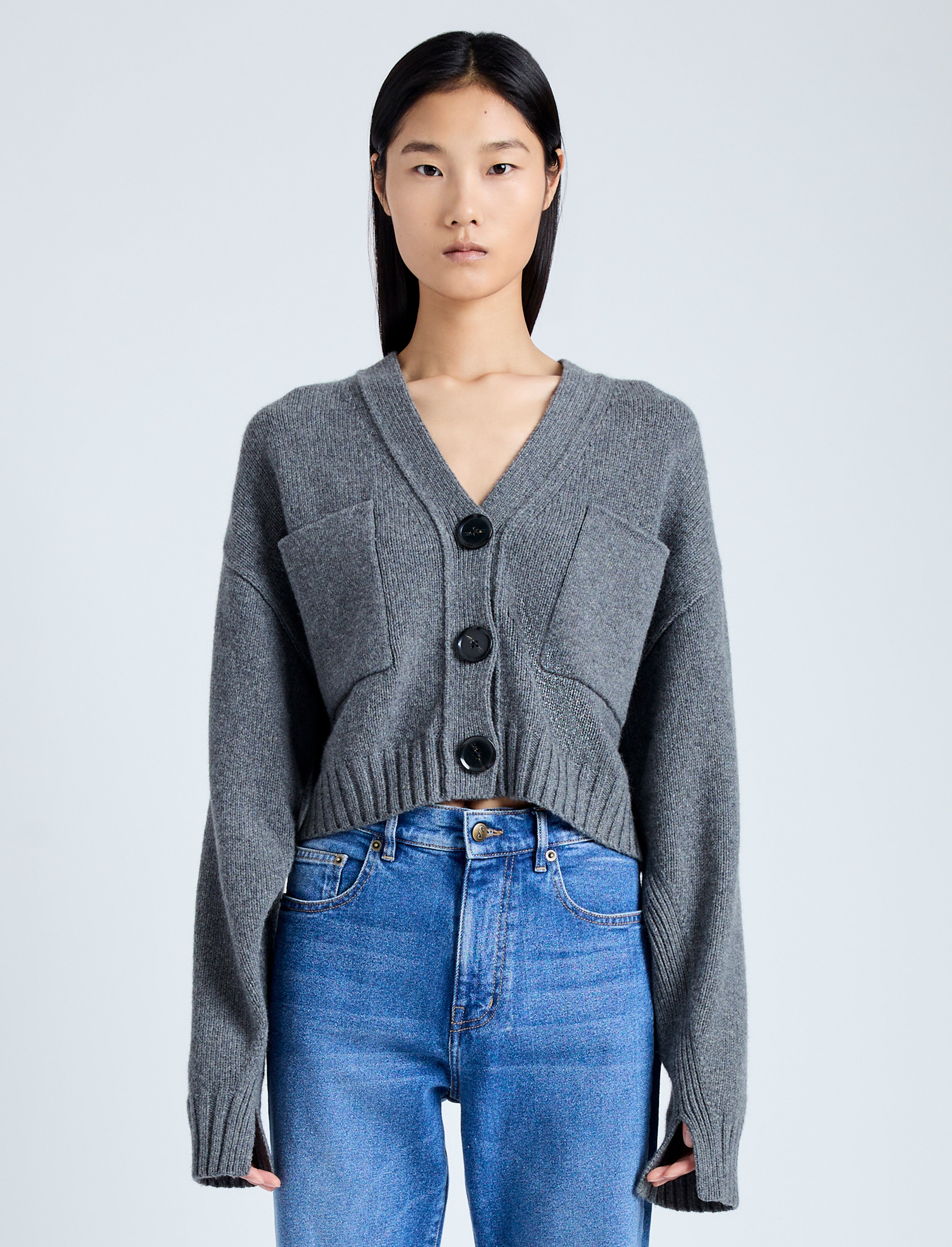 Sofia Women's Cardigan | Eco Cashmere, Cropped Design 1