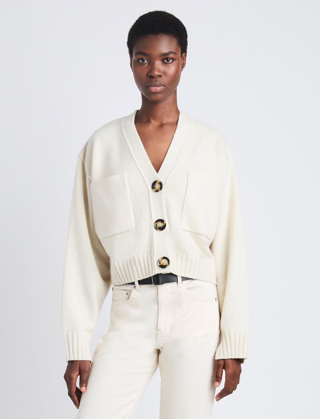 Sofia Women's Cardigan | Eco Cashmere, Cropped Design 1