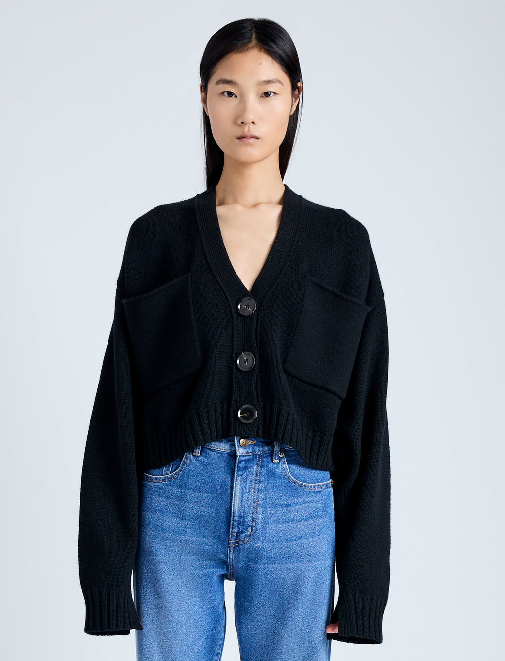 Sofia Women's Cardigan | Eco Cashmere, Cropped Design 1