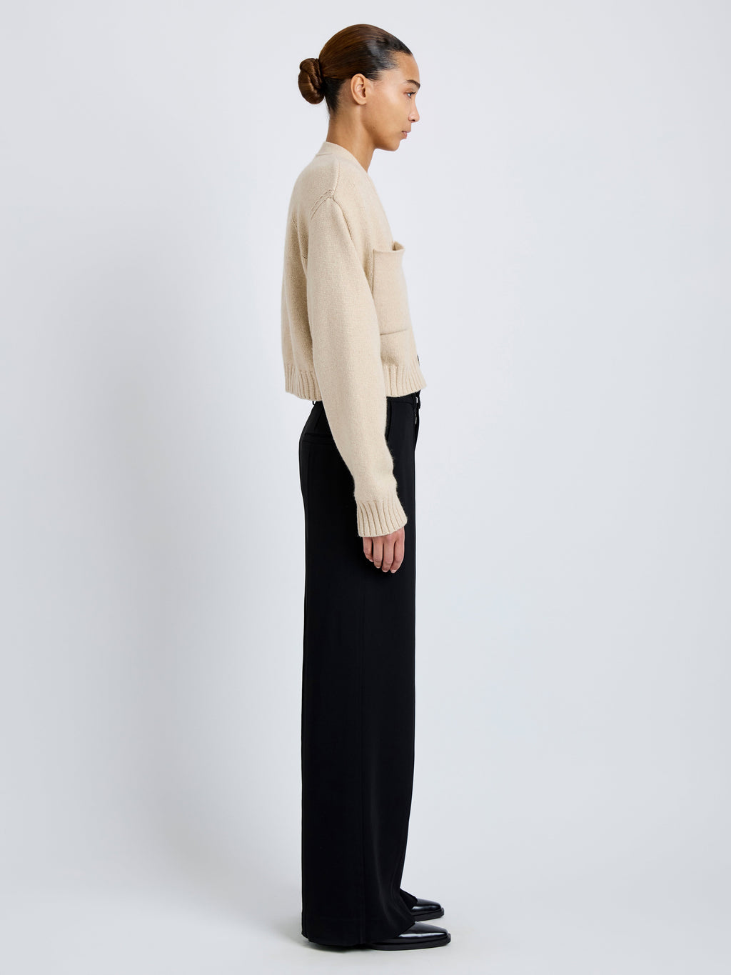 Sofia Women's Cardigan | Eco Cashmere, Cropped Design 2