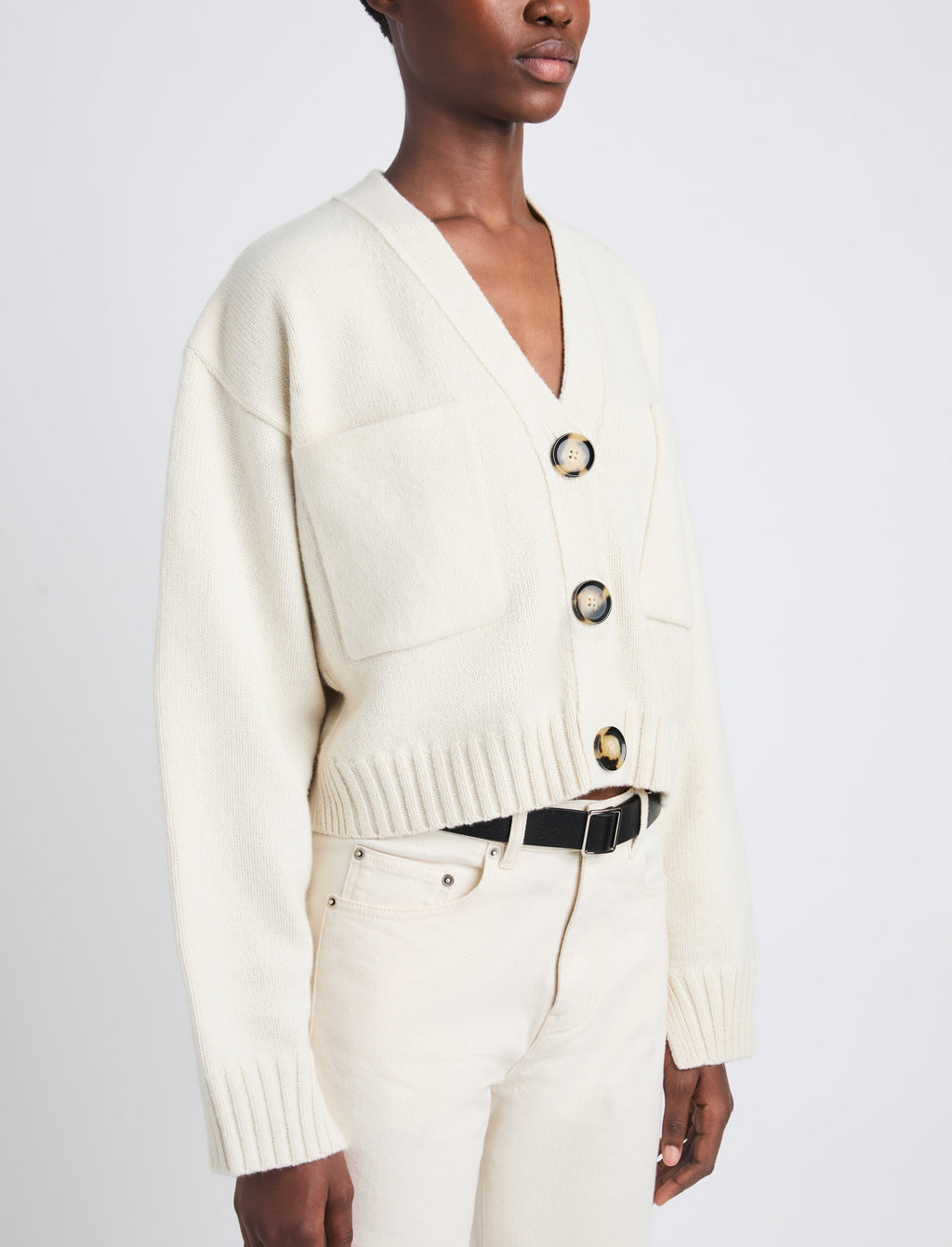 Sofia Women's Cardigan | Eco Cashmere, Cropped Design 5