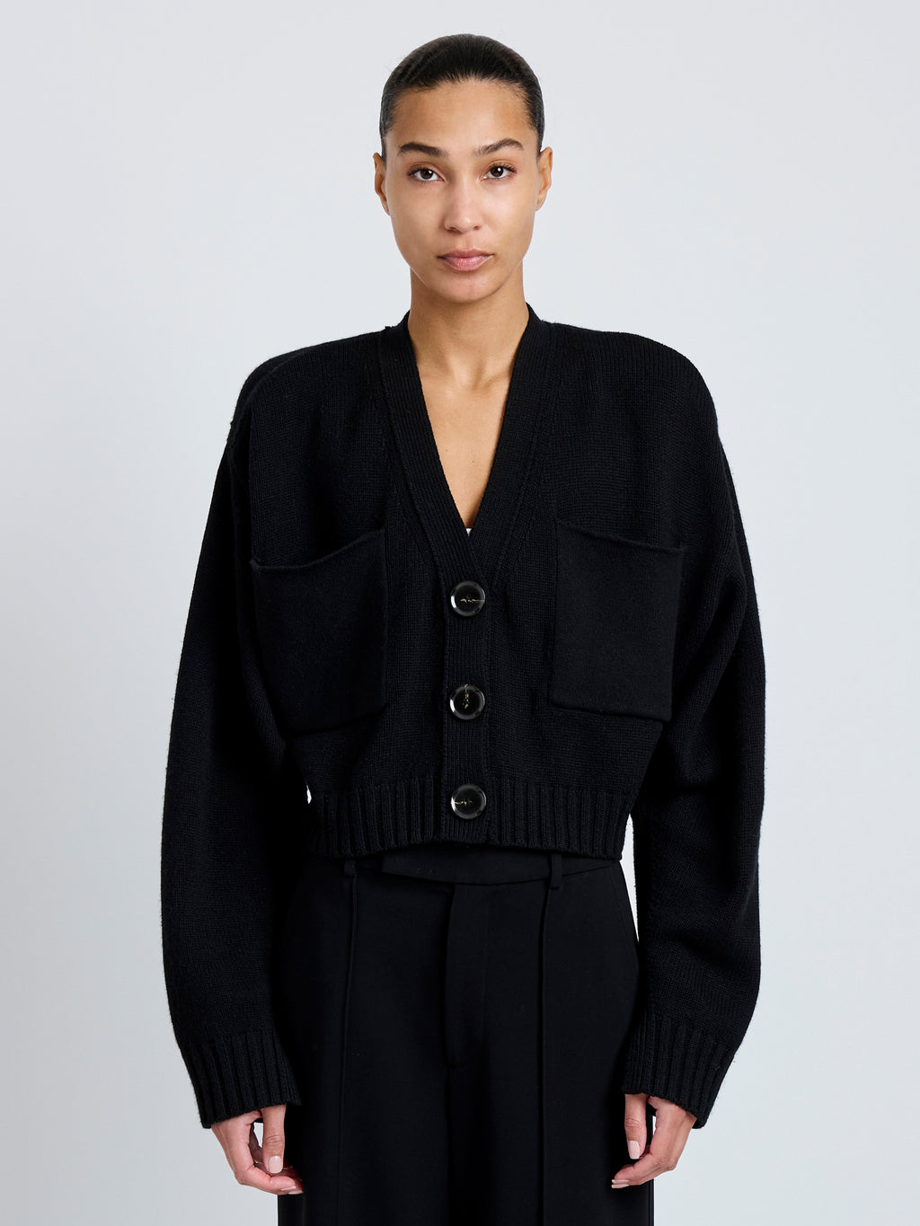 Sofia Women's Cropped Cardigan | Eco Cashmere, Relaxed Fit 1