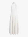 Tala Women's Maxi Dress | Viscose Georgette, Elegant Halter Neck 0