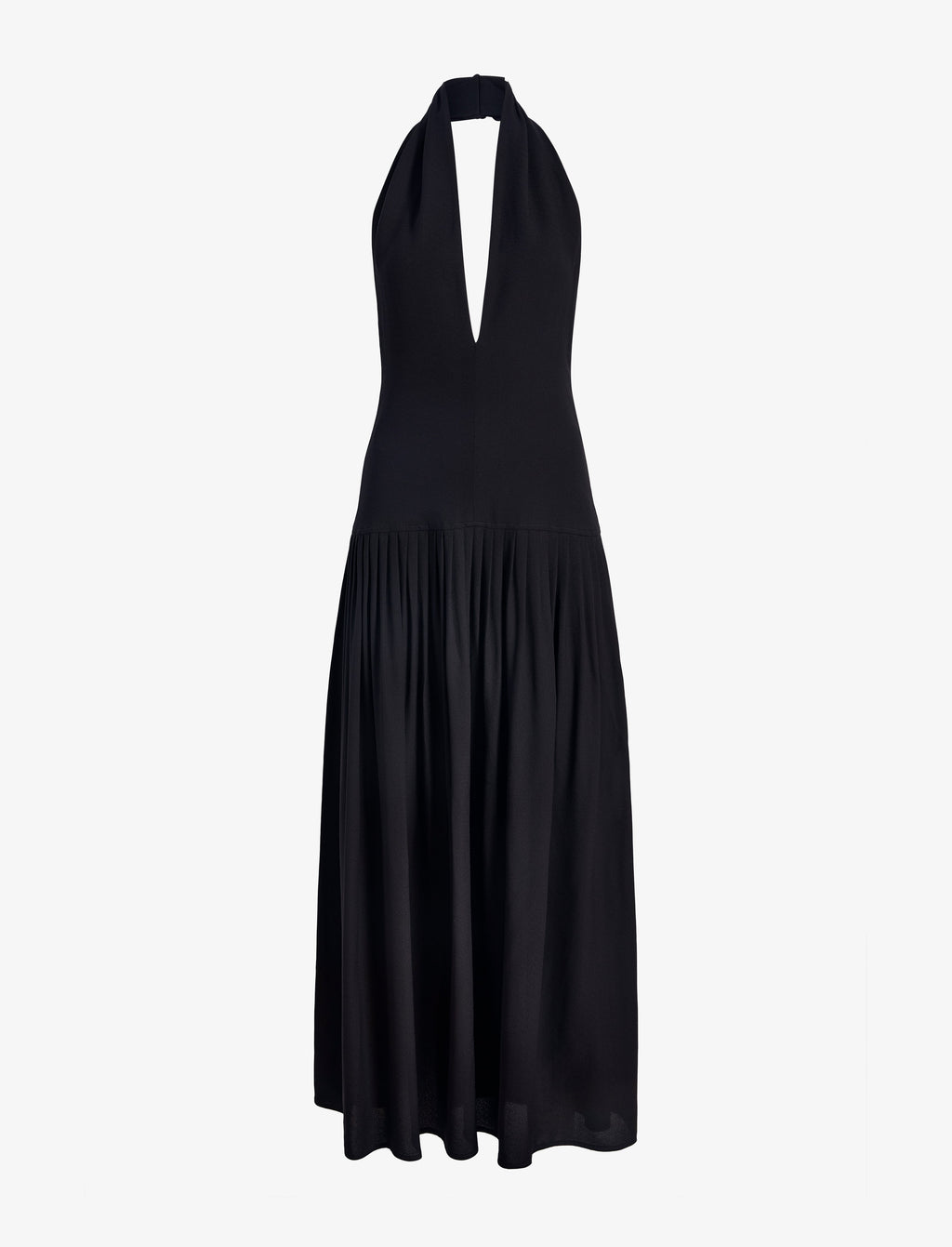 Tara Women's Maxi Dress | Viscose Georgette, Halter Neck 0