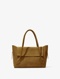 Tate Men's Satchel Bag | Nubuck Calf Leather, Structured Design 0