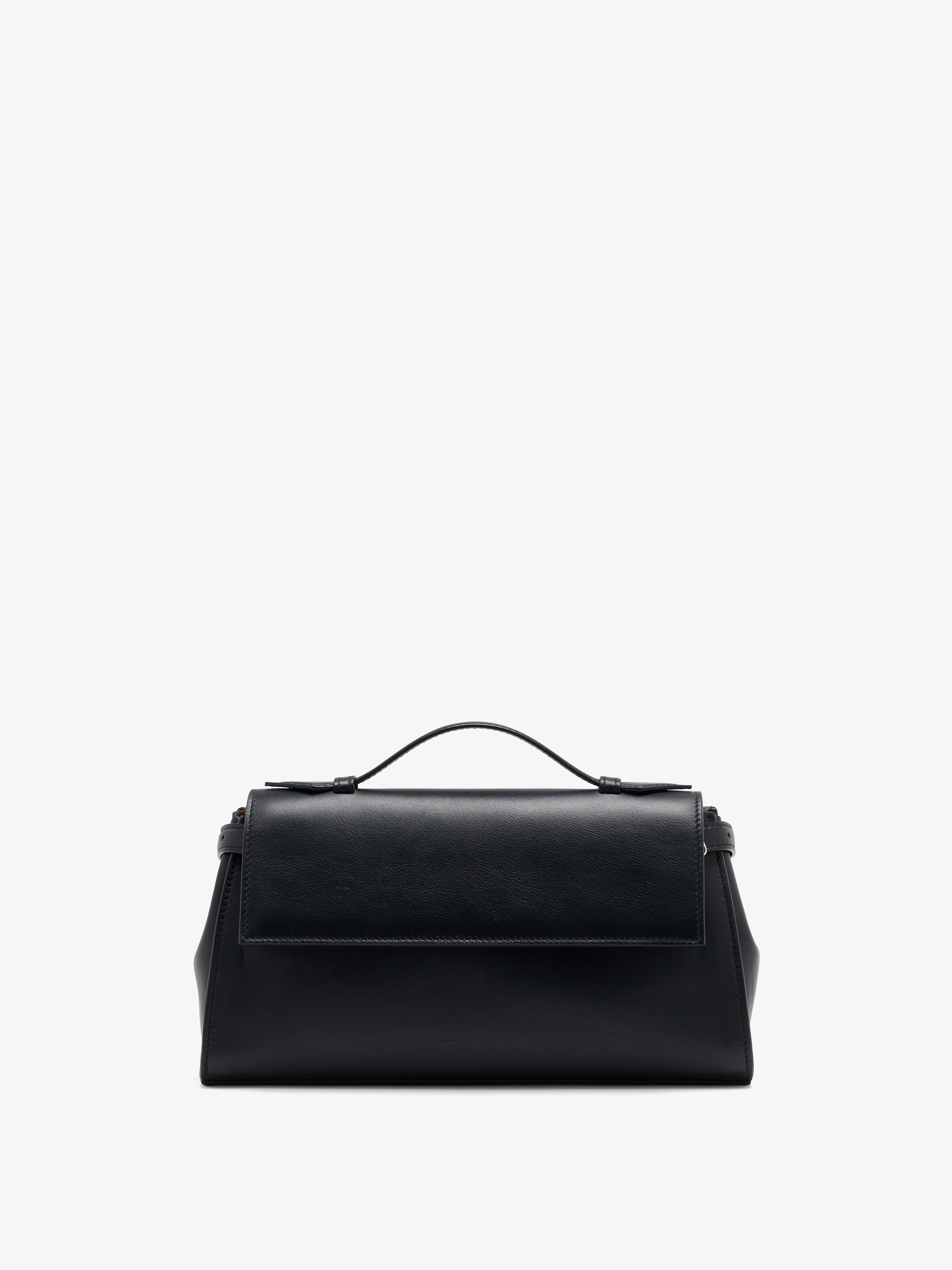 Tate Women's Black Clutch | Smooth Calfskin, Versatile Design 0