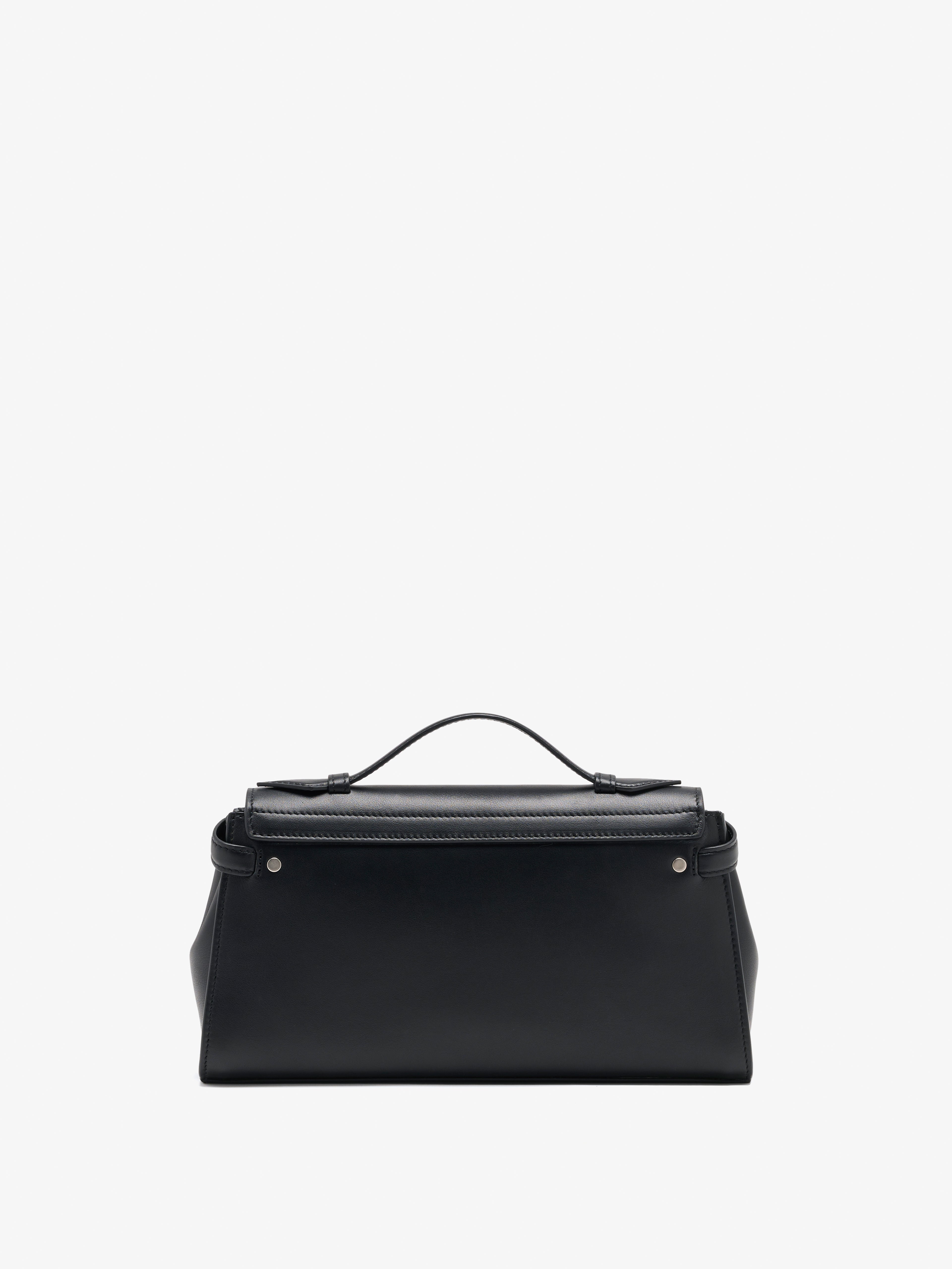 Tate Women's Black Clutch | Smooth Calfskin, Versatile Design 3