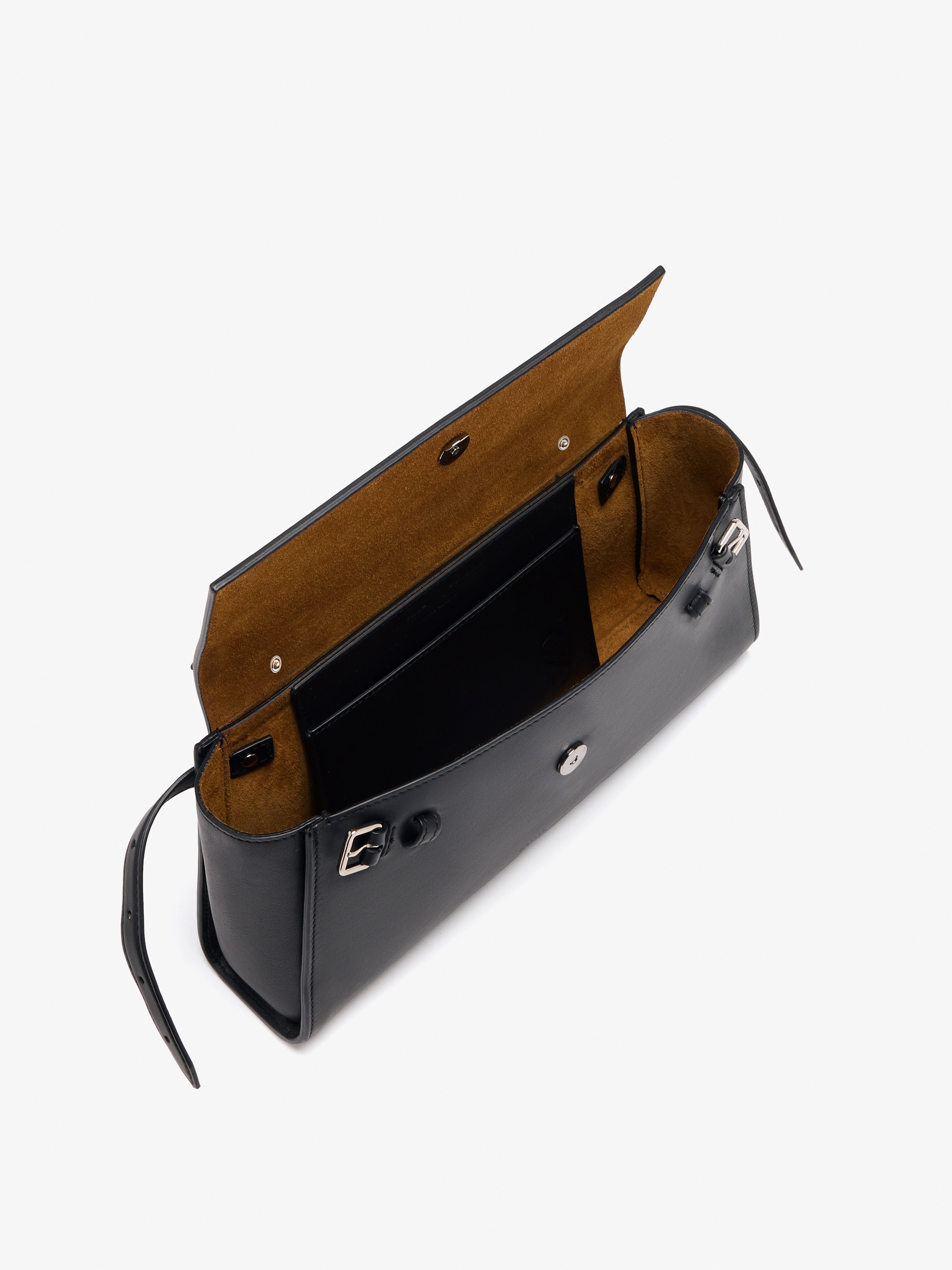 Tate Women's Black Clutch | Smooth Calfskin, Versatile Design 4