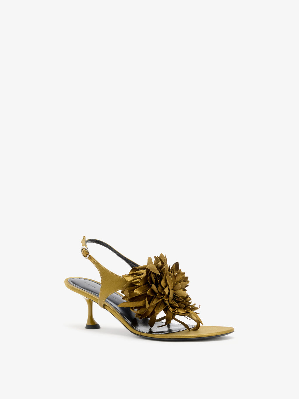 Tee Women's Sandals | Satin Floral Embellishment 1