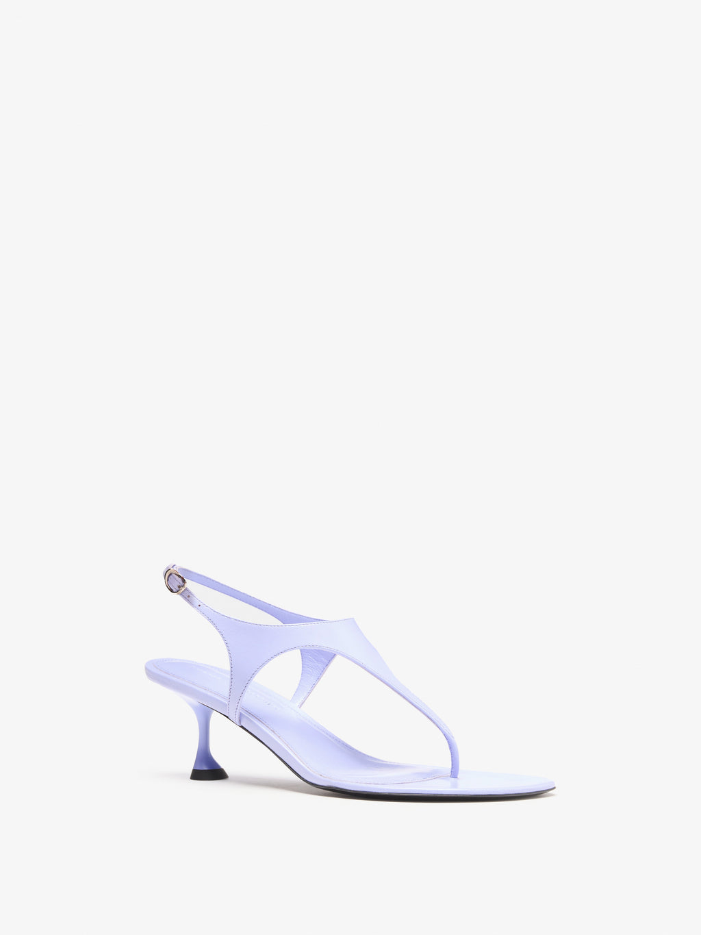 Tee Women's Sandals | Slick Nappa Leather, Elegant T-Strap Design 2