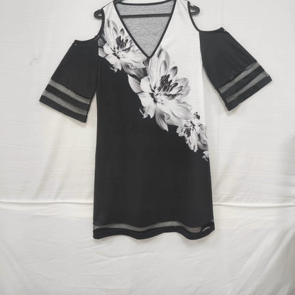 Robe Décontractée Femme à Épaules Dénudées