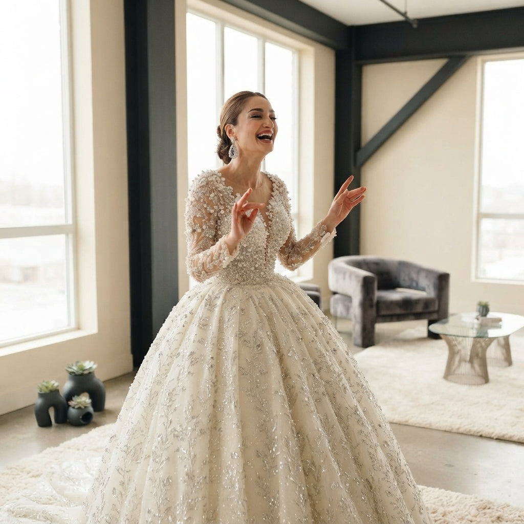 2-in-1 Mermaid Bridal Gown with Detachable Train - editorial-ugc-strip