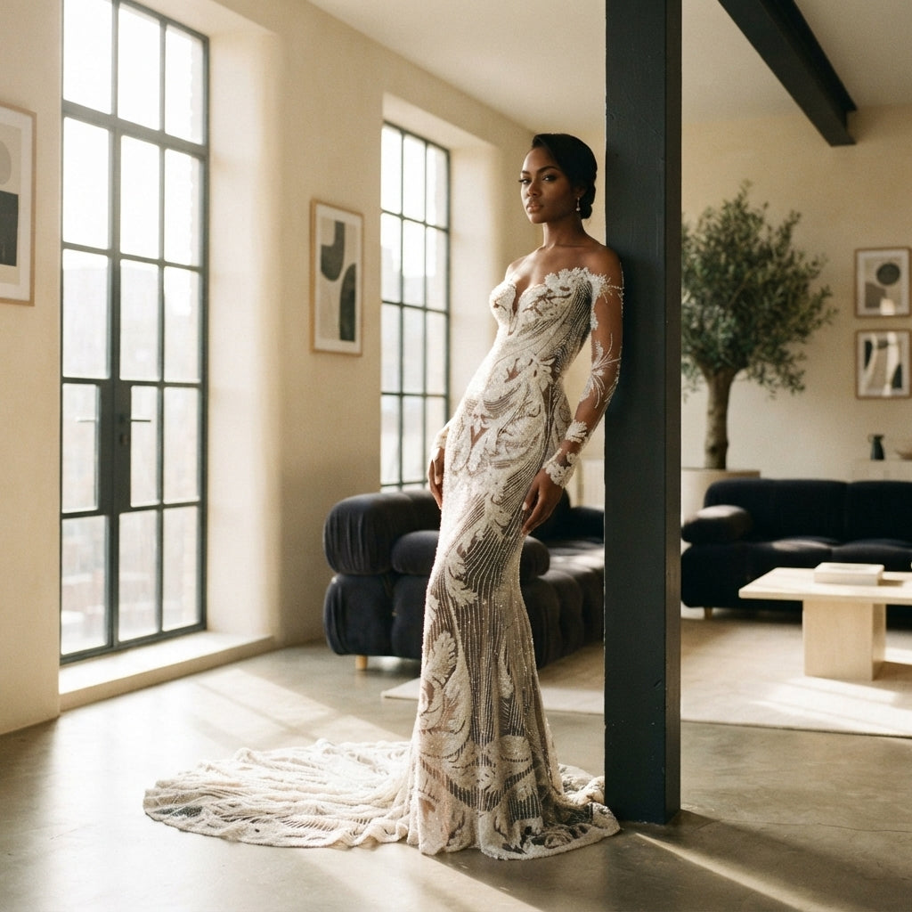 Hand-Beaded Custom Wedding Dress - editorial-ugc-strip