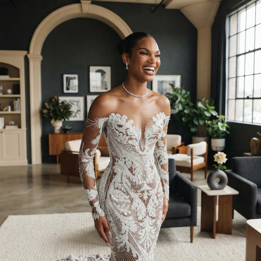 Hand-Beaded Custom Wedding Dress - editorial-ugc-strip