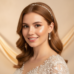 Custom Beaded Mermaid Wedding Dress - editorial-used-by