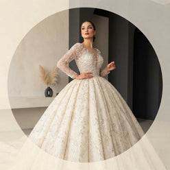 2-in-1 Mermaid Bridal Gown with Detachable Train - editorial-used-by