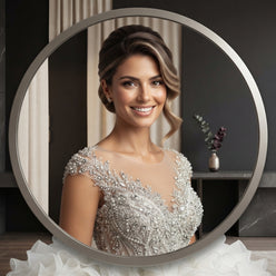 Custom Ruffle Mermaid Wedding Dress - editorial-used-by