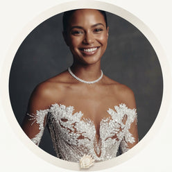Hand-Beaded Custom Wedding Dress - editorial-used-by