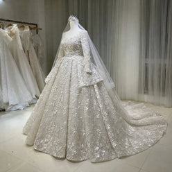 Plus Size Lace Mermaid Wedding Dress - editorial-used-by