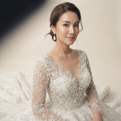 2-in-1 Mermaid Bridal Gown with Detachable Train - editorial-used-by