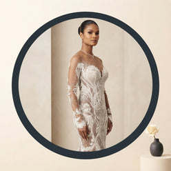 Hand-Beaded Custom Wedding Dress - editorial-used-by
