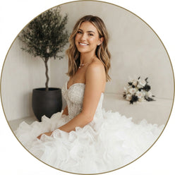 Custom Ruffle Mermaid Wedding Dress - editorial-used-by