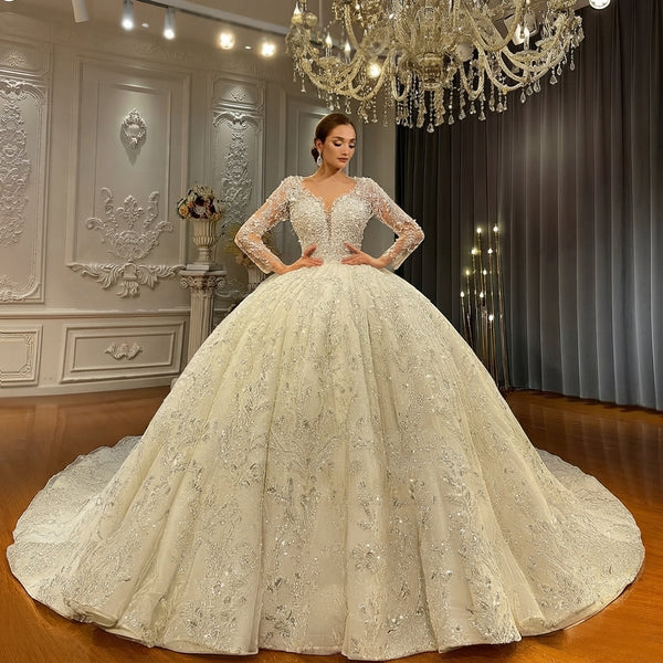 2-in-1 Mermaid Bridal Gown with Detachable Train - product-storytelling-v2